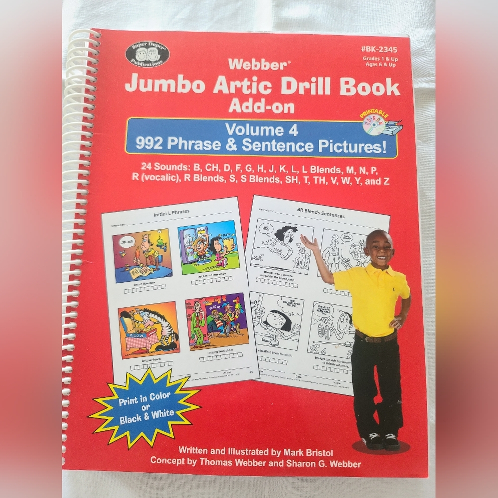 Speech Therapy Articulation Drill Book